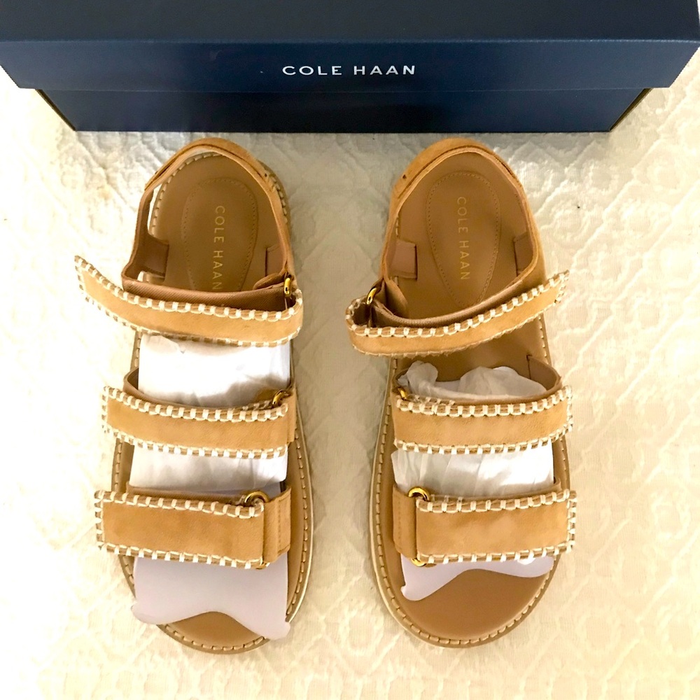 NWT Women’s Cole Haan Strappy  Wedge Sandals.